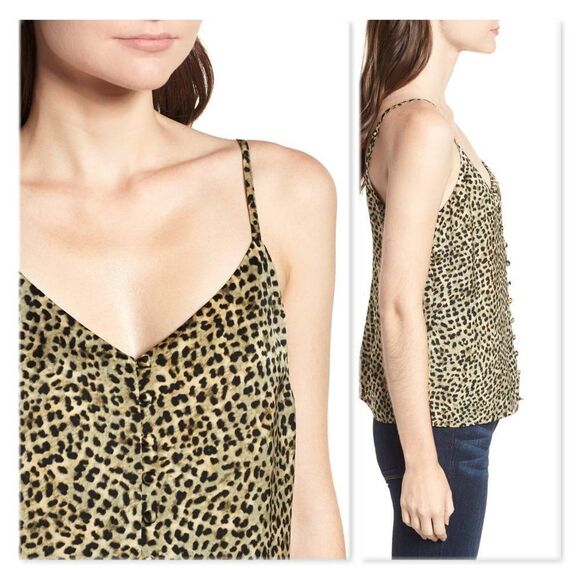 Cupcakes and Cashmere Jordane Leopard Print Cami - Picture 2 of 13